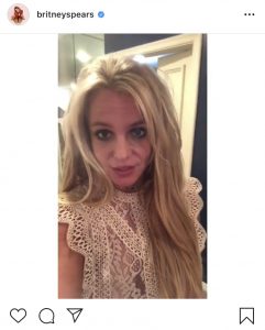  Britney Spears on Instagram addressing rumors about her mental health 